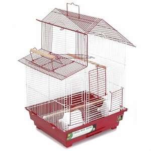  House Style Bird Cage   Blue