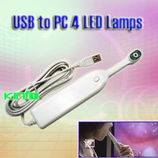 USB Handle Intra Oral Dental Camera 4 LED Lamps C  