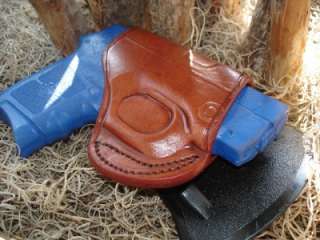 BODYGUARD 380 w/ LASER BROWN LEATHER PADDLE HOLSTER  