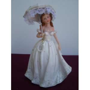    Victorian Porcelain Quinceanera Ceramic Doll