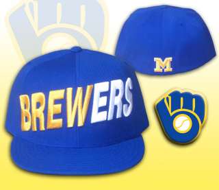 Milwaukee Brewers hat cap MLB Licensed Fitted size 7  
