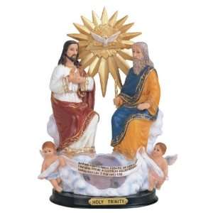 12 Inch Holy Trinity Son Father Ghost Angel Religious Figurine Decor