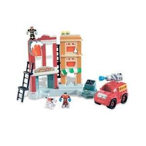    Rescue Heroes Micro Adventures   Urban Fire Set Toys & Games