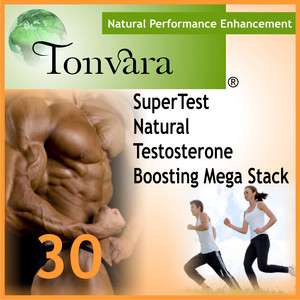 30 Tabs SuperTest Testosterone Boosting Premium Power Mega Stack 