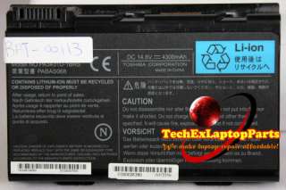 TOSHIBA M65 Laptop Battery PA3431U 1BRS K000026380  