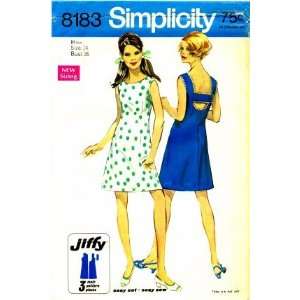  Simplicity 8183 Sewing Pattern Misses Jiffy Dress Size 14 