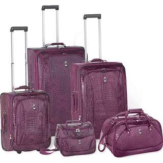 Travel Concepts  Croco 5 Piece Luggage Set  