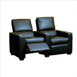   Row of Two Home Theater Chairs with Optional Motor: Kitchen & Dining