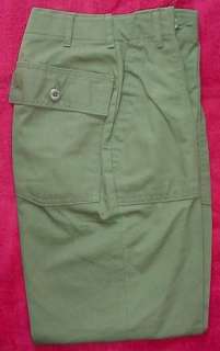  US Army Olive Green OG 507 Utility Fatigue Trouser Pants Waist 24