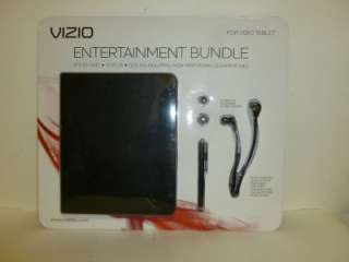 NEW! Vizio Entertainment Bundle For Vizio Tablet Includes Case, Stylus 