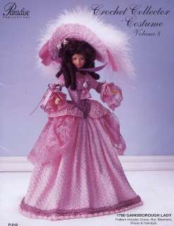   Gainsborough Lady Paradise 8 for Barbie Doll Crochet PATTERN LEAFLET