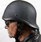 VOSS Flat Black Flame Bullet Beanie Motorcycle Helmet items in Warhawk 