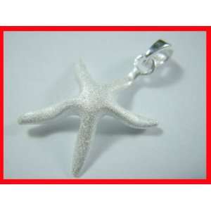 Starfish Pendant Solid Sterling Silver #2575
