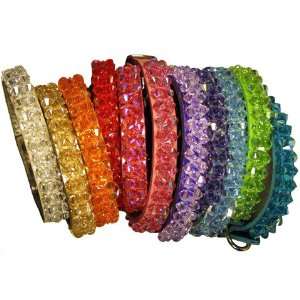  Coco Swarovski Crystal Dog Collar   11 colors: Pet 