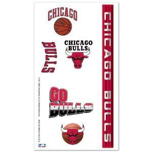  Chicago Bulls Temporary Body Tattoos 3 Pack Sports 