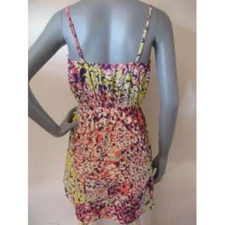NEW Womens Juniors ONeill Opal CUTE Multi Spaghetti Strap Mini Dress 