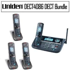  Uniden DECT4086 DECT 6.0 2 Line Cordless Phone System Bundle 