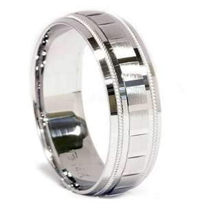   Comfort Fit 7MM Hand Carved Bridal Wedding Ring Band 7 12 Jewelry