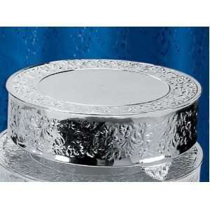 Hampton Round Silver Plated Wedding Cake Stand 20  