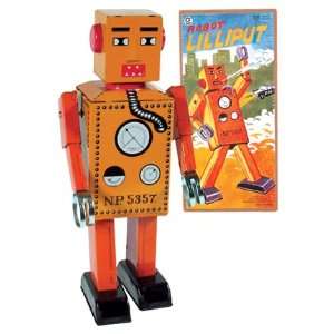    LILLIPUT LG Wind Up ROBOT tin toy NEW Schylling Space Toys & Games